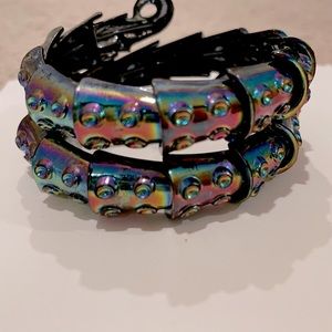 Unique Brand New Tentacle Wrap Around Bracelet Holographic Metallic Colors